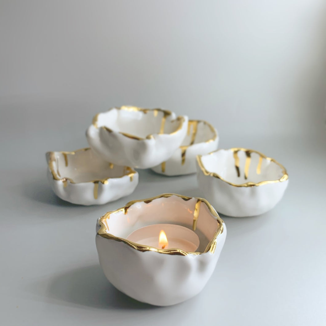 Porcelain Tea LIght Holders